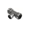 Quickfitting 3/4inPush-to-Connect x 3/4inPush-to-Connect x 1/2in Push-to-Connect Stainless Steel Reducing Tee SS844R - alternate 1